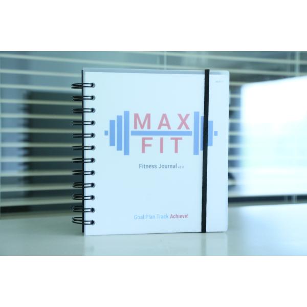 Custom Size Spiral Bound Notebook Multi Functional For Gym Workout Log / Food Journal