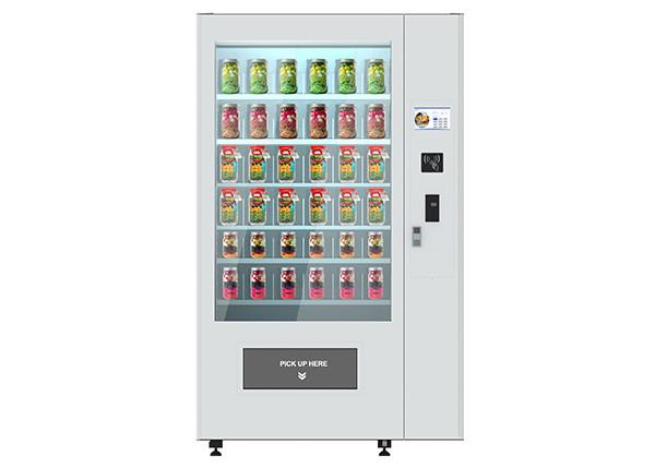 Quality Fruit Nutrition Salad Vending Machine With Advertising / Cooling Function for sale