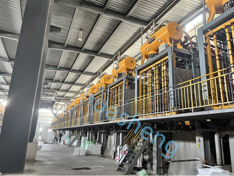 EPS Styrofoam Packing Box Shape Molding Machine with Vacuum