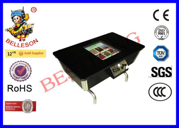 Quality Black 19Inch Screen Arcade Game Machines With Stainless Steel Legs for sale