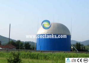 China Double Membrane Roof  Biogas Storage Tank 50000 / 50k Gallon Water Storage Tanks Color Customized wholesale