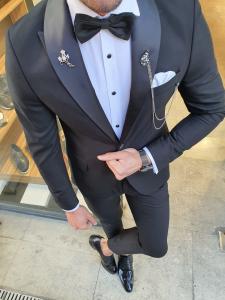 China Men'S Dark Custom Tuxedo Suit 46''-56'' Shawl Collar Tuxedo Waistcoat wholesale