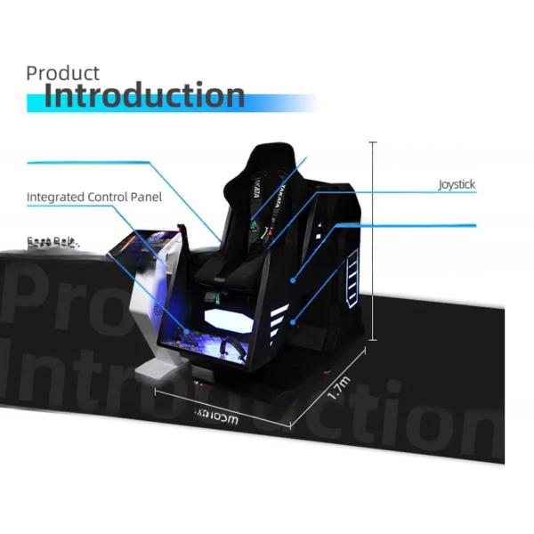 Small packing vr machine 9d virtual reality 360 degree vr roller coaster equipment for sale