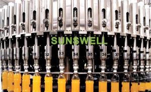 Bottling Automatic Juice Filling Machine / Bottled Juice Processing Equipment