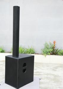 Black PA Sound Line Array Speaker , Active Subwoofer Speaker 3 Inches