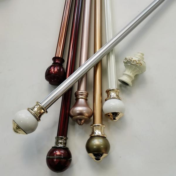 28mm Window Decorative 5m Wrought Iron Curtain Rods