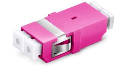 Quality 10G OM4 Duplex Multimode Fiber Coupler LC/UPC To LC/UPC Without Flange for sale