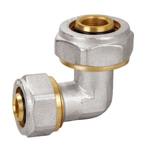China Quick Connect Brass Fittings PF5004 Brass Pipe 90 Degree Elbow wholesale