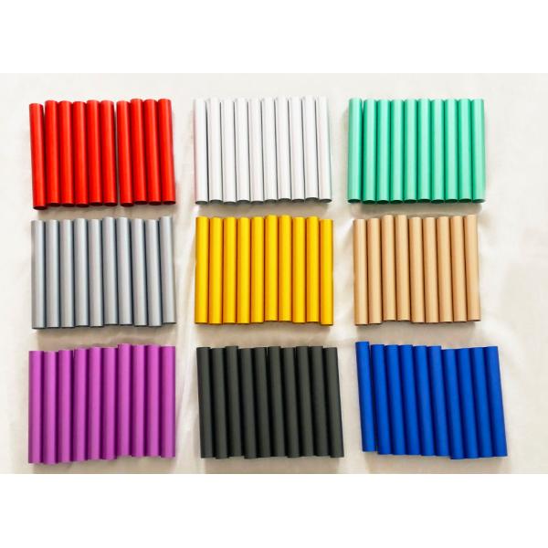6063 6061 Extruded Aluminum Tubing Round Anodized Colorful Mill Finish