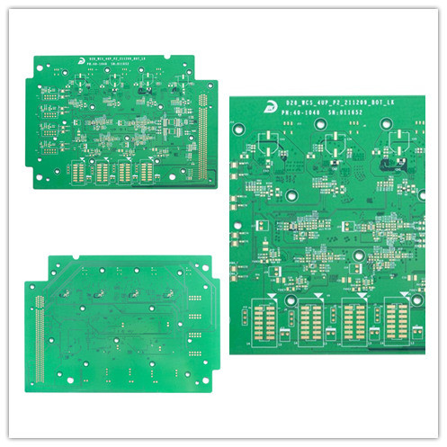 1.6mm FR4 ENIG 6 Layer PCB Circuit Board Green Solder Mask Immersion Gold
