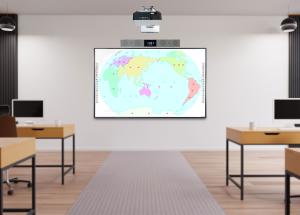 83 Inch Digital Mobile Interactive Whiteboard Screen For Classrooms