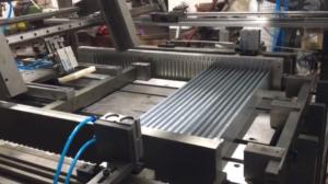 China 5.5kw Motor Power Radiator Core Assembly Machine Singer Or Double Rows Cooling Core Builder Machine wholesale
