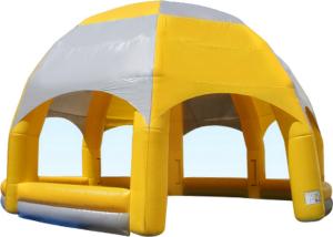China Big Party Inflatable Event Tent Silk Printing Plato PVC Tarpaulins For Outdoor Games on sale