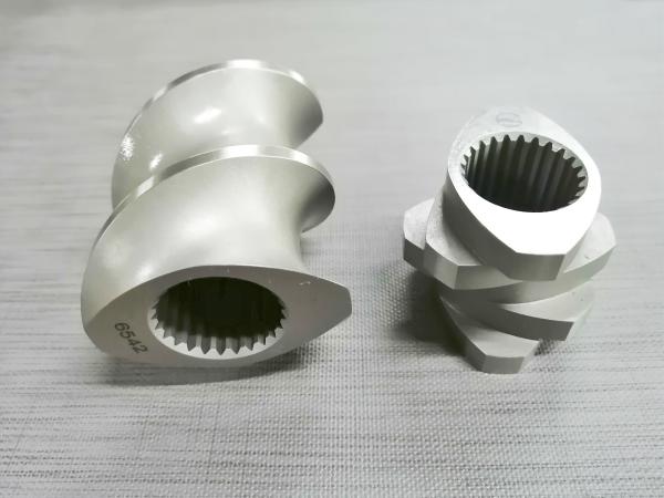 Quality W6Mo5Cr4V2(6542) Double Screw Extrusion Granulation Machine Components Screw Elements for sale