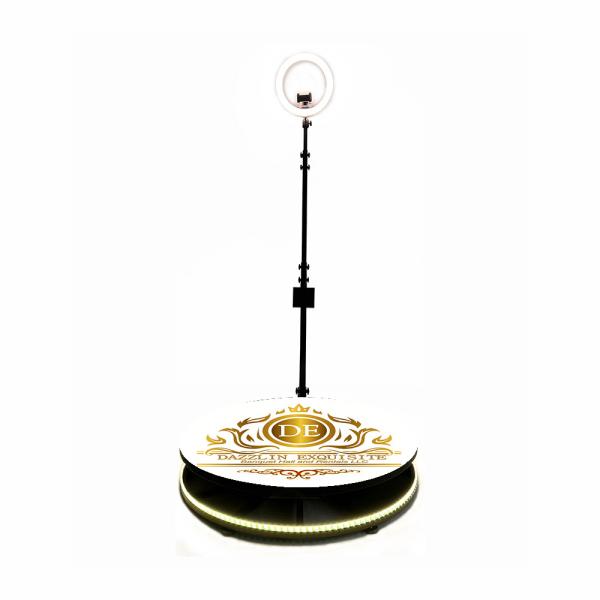 Shooting Video Selfie 360 Photo Booth Machine Portable Spin Arm