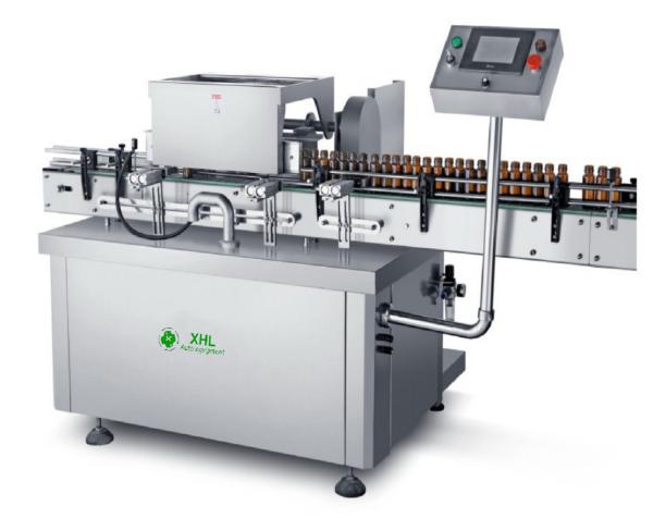 Quality 1800BPH-3600BPH Automatic Linear Turning Bottle Washing Machine(QXR) for sale