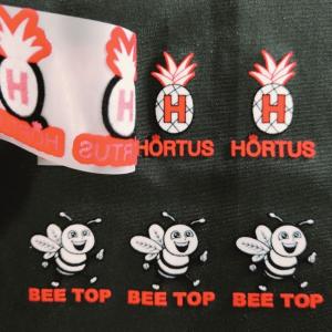 Custom Flocked Iron On Transfer For Apparel Soft Flock Heat Transfer