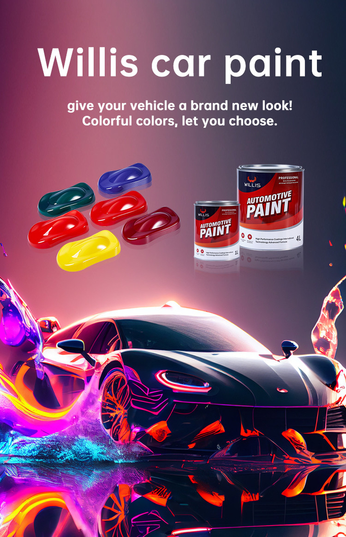 Quick Drying 2K Solid Auto Body Metal Filler Deep Emerald Green Flat Black 2k Spray Paint 2k Topcoat 2