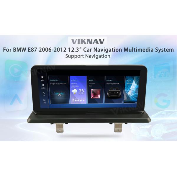 12.3 Inch BMW 1 Series E87 Bluetooth Radio 2006-2012 GPS Navigation OEM
