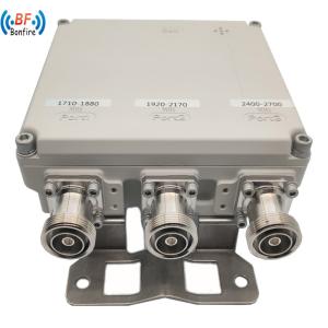 China Indoor/Outdoor IP65 Tri-Band Combiner 1710-1880/1920-2170/2300-2700MHz 4.3-10-F DIN-F wholesale