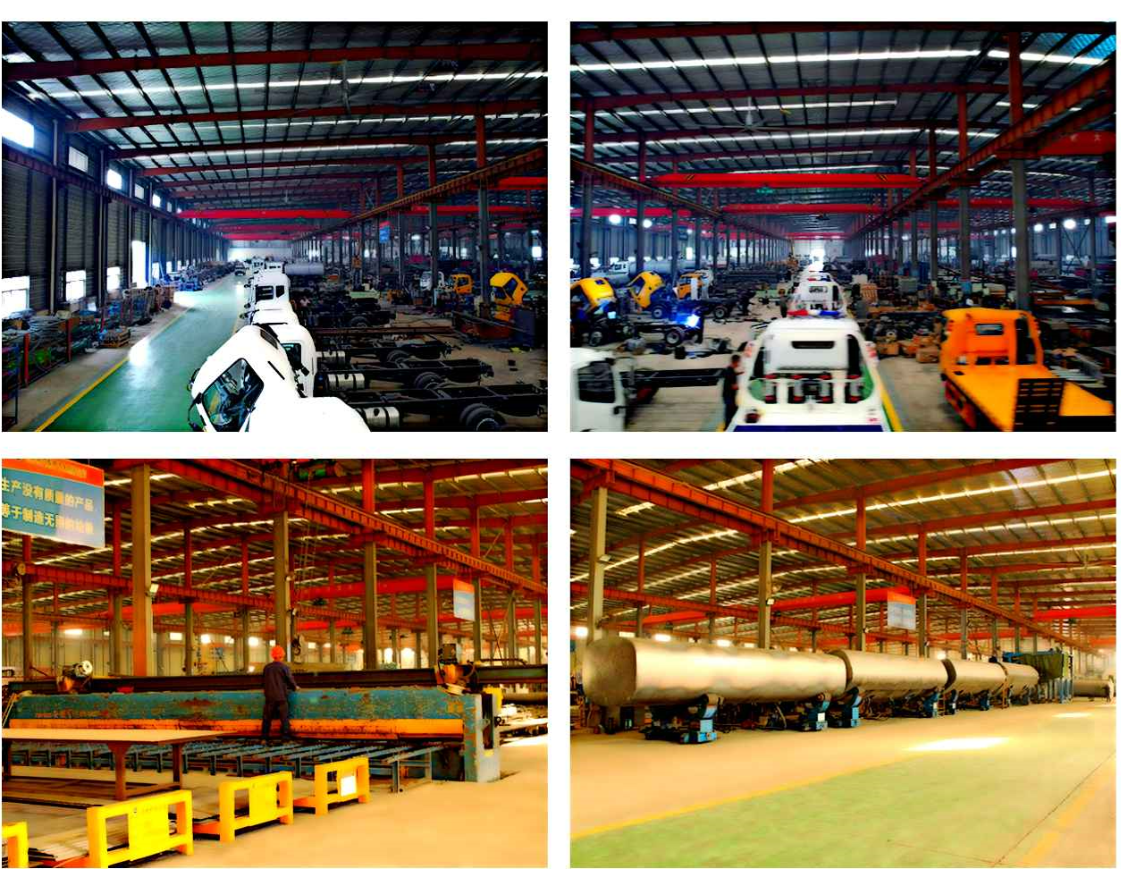 Factory 3 Axle 48CBM Oil Petrol Gasoline Diesel Transport Heavy Duty Tanker Dual Drive Semi Truck Trailer Semi Trailer Tank
