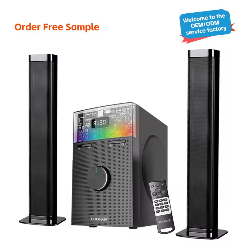 Outdoor DJ Party Karaoke Speaker With Wireless Microphone And Bluetooth Communication