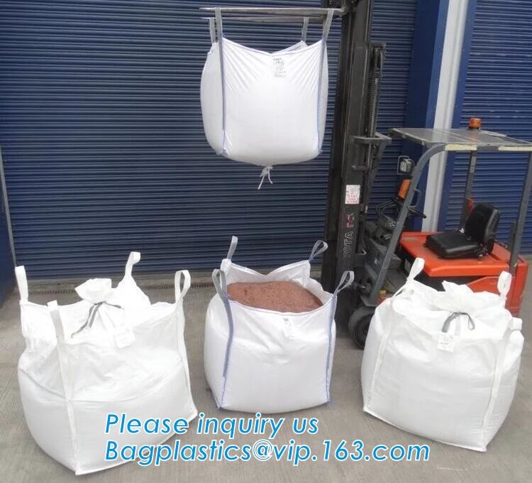 customizable PP u-panel baffle big bag /coated white woven PP jumbo bag/ventilated 4 panel baffle bag/all colors availab