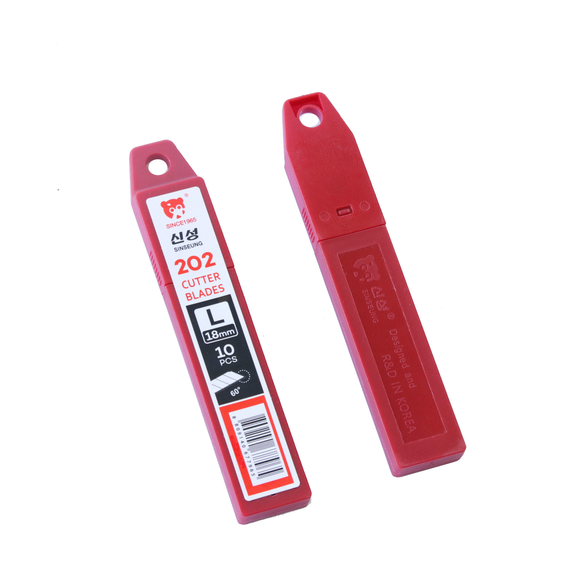 Heavy Duty Snap Off Blade Sinseung L202 18mm 20mm Silver 0.4mm Thickness