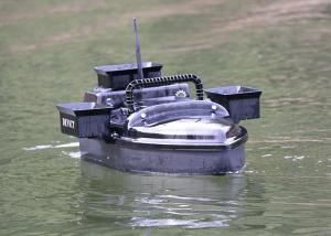 China Black Shuttle bait boat / DEVICT fishing robot DEVC-200 200-350M Remote Range wholesale