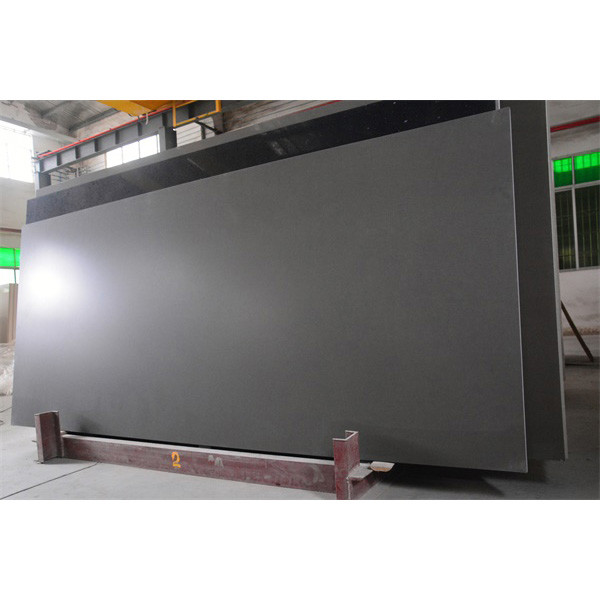 3200*1800*15MM Dark Grey Artificial Quartz Decorative Wall Panel
