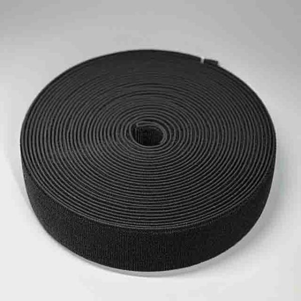 Quality Width 25mm Elastic Buckle Strap Durable Stretchable Hook And Loop for sale