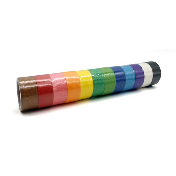 Quality Custom Printed Colored Masking Tape , Skinny Masking Tape Smooth Trimmed Edges for sale