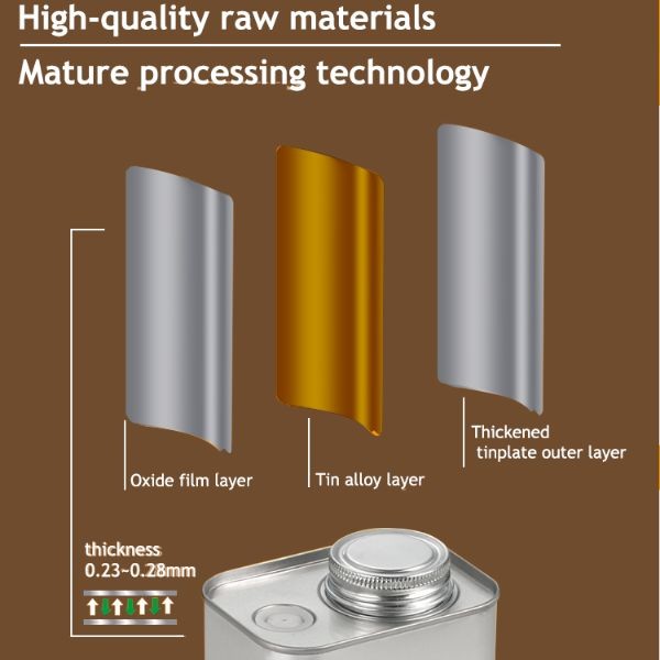 18Oz Tea Leaf Tin 500ml Tin Can Container With Vent Holes