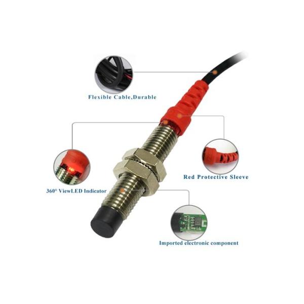 12Volt 8mm Non-Shielded Inductive Proximity Sensor 4mm Sensing 3wires Switch