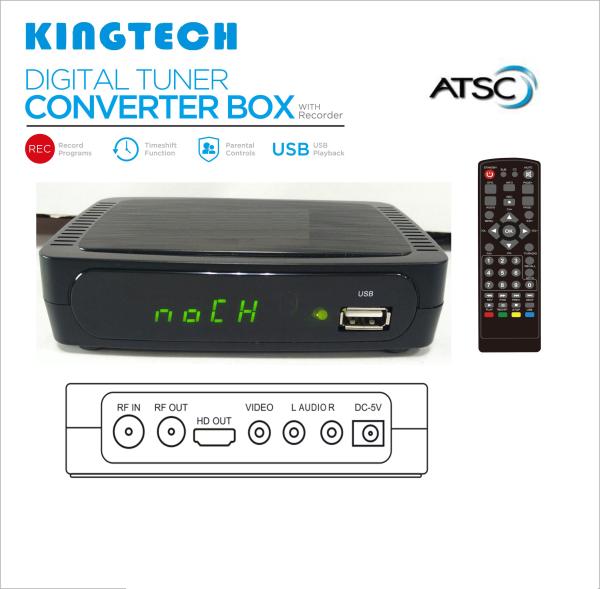Quality FAT32 NTFS ATSC Set Top Box Digital TV HD Converter Box Timer On Off for sale
