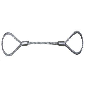 SPAN WIRE 26mm X 15M 1 EYE MECHANICAL SPLICE ON ONE END WITH THIMBLE