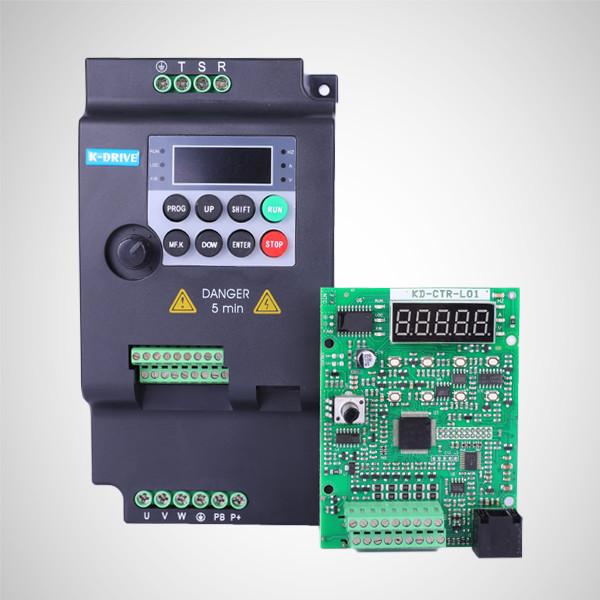 Quality Grey Multipurpose 1 Phase Inverter , 2HP Single Phase Variable Frequency Drive for sale