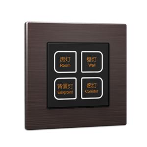 Hotel Room Modbus Wall Switch Electrical Button For Light Control