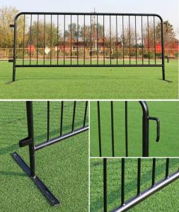 Metal Crowd Control Barriers 1.2M Galvanized Crowd Control Barricade