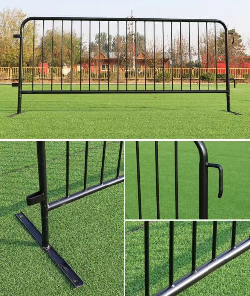 Quality Metal Crowd Control Barriers 1.2M Galvanized Crowd Control Barricade for sale