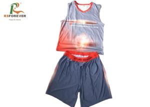 China Sublimation Tank Top Custom Youth Basketball Uniforms For Team Plus Size wholesale