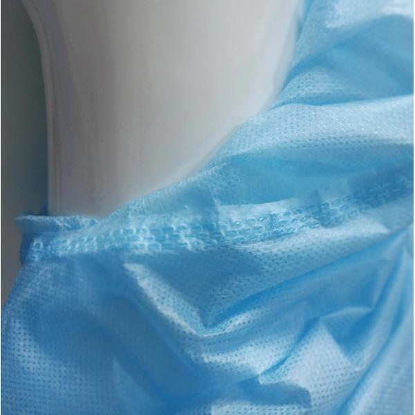 Non Toxic Polypropylene Isolation Gowns Elastic Cuffs