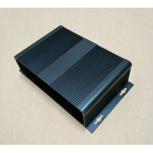 China Matt Black Sandblasting Extruded Aluminum Enclosure Box wholesale