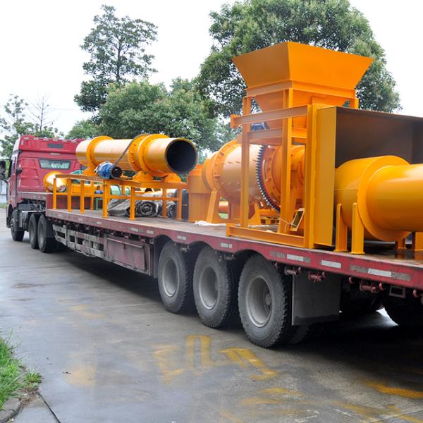 8.5 Ton Sand Rotary Drum Dryer With Electric Control Cabinet