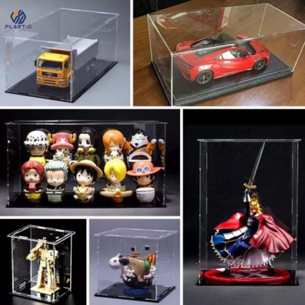 Quality Custom Thickness Rectangular Acrylic Storage Box Clear Makeup Organizer for sale
