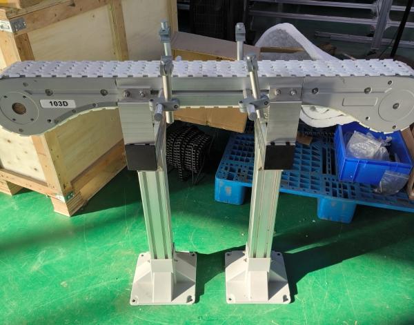 Quality Aluminum Frame Wire Mesh Belt Conveyor for Material Transfer for sale