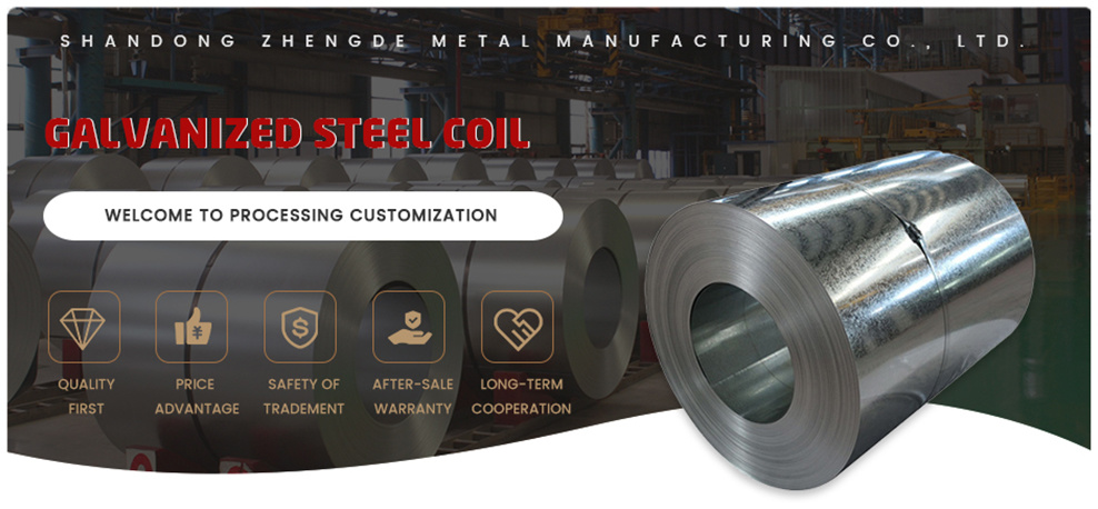 Coil Cold Galvanized Metal Steel Coil Prime Steel Galvanized Iron Sheet in Coil