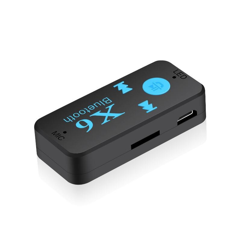 Multi-functions 4.0 Bluetooth Music Receivers Wireless Car Kit 3.5mm Audio Receiver Mic Handsfree Call TF Card Reader