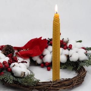 USP Lower Toxicity Pure Beeswax Candles Diy Rolled Beeswax Candles