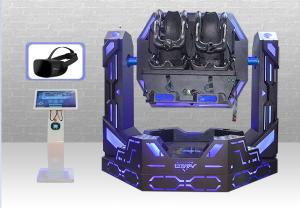 China 2 Seats 9D Virtual Reality Simulator Iron Warrior All - Axis Rotation 9D Roller Coaster on sale